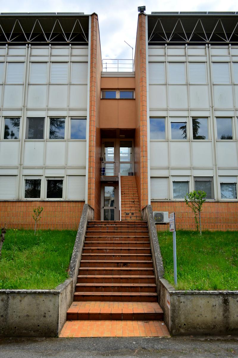 Particolare prospetto Seminario, modulo di connessione