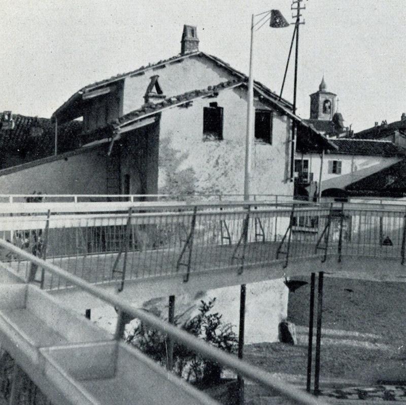 Vista della passerella esterna