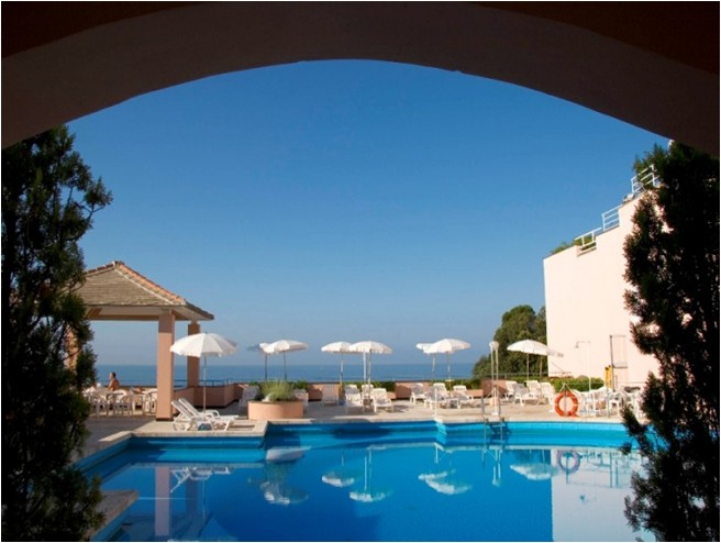 Vista della piscina