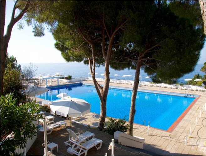 Vista della piscina