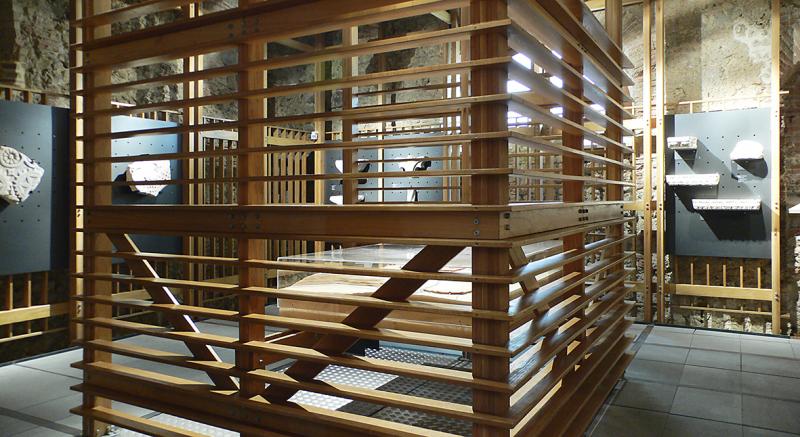 Particolare allestimento museale