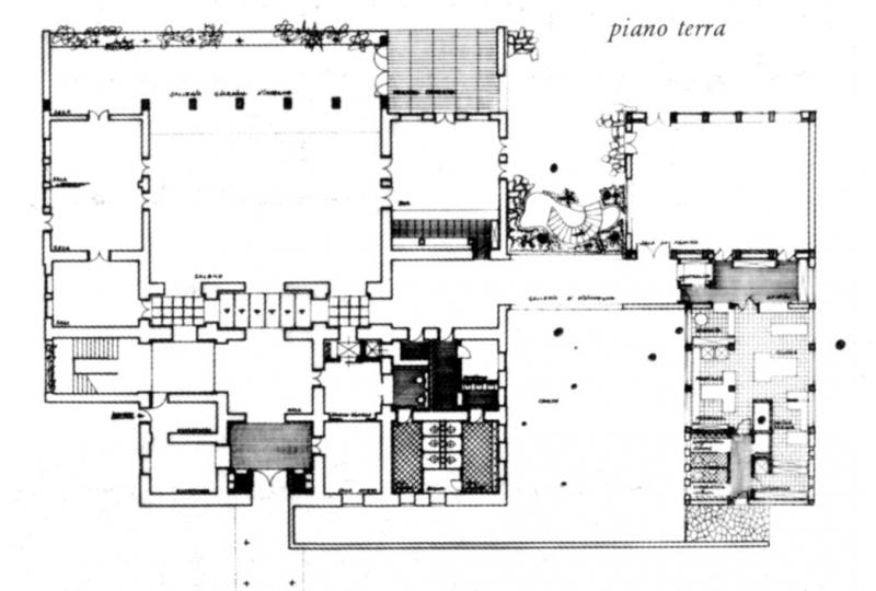 Circolo della stampa, pianta
