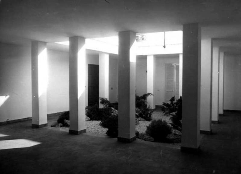 La corte interna, foto d'epoca