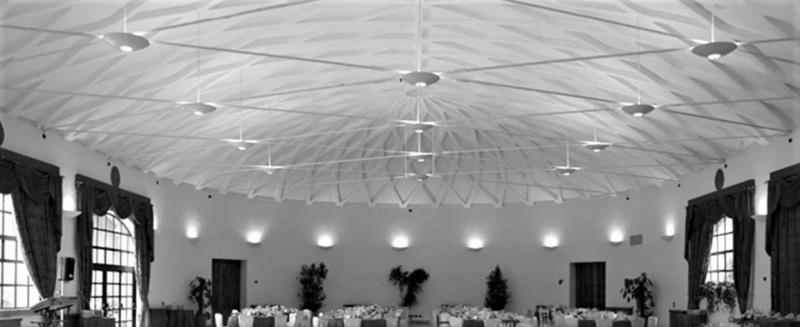 Vista interna dopo il restauro