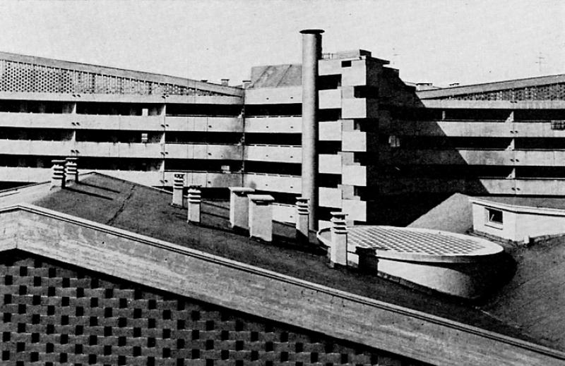 24. Dettaglio della copertura del Corpo basso, anni Ottanta