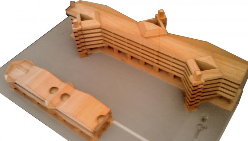 4. Quartiere IACP a Bollate, 1974-81. Modello di studio