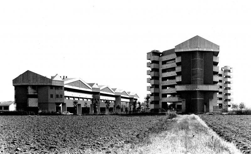 10. Quartiere IACP a Bollate. Vista generale, anni Ottanta