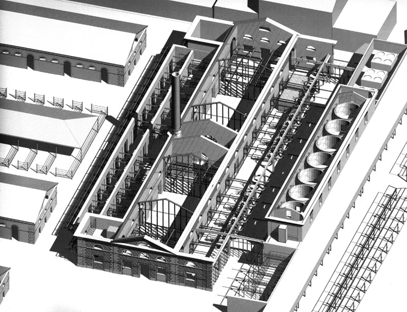 Spaccato assonometrico