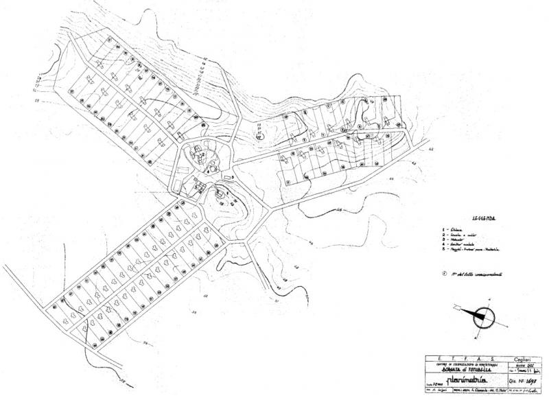 Planimetria storica di riferimento (momento della progettazione/realizzazione)