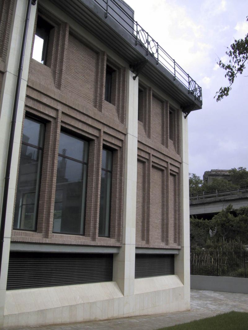 Dettaglio materiali rivestimento esterno