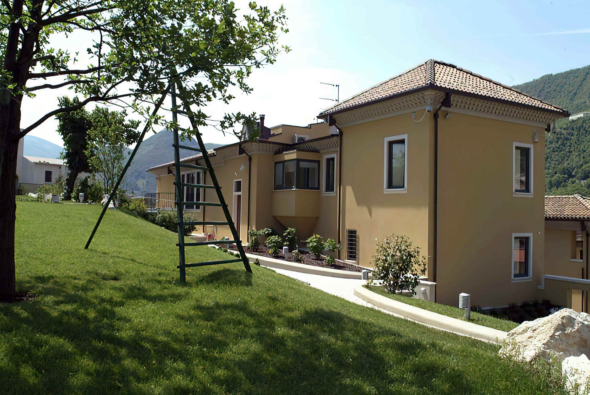 vista dal giardino