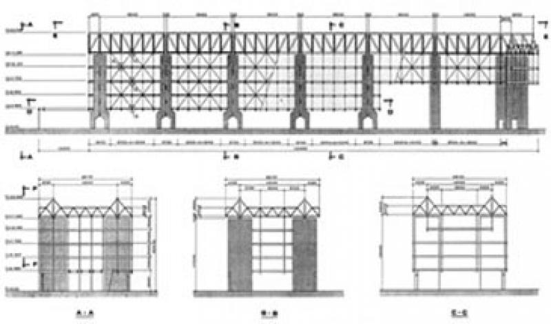 Prospetti e sezioni di progetto