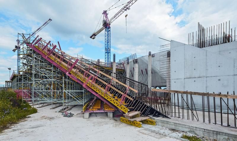 Stazione di Afragola, Foto di cantiere