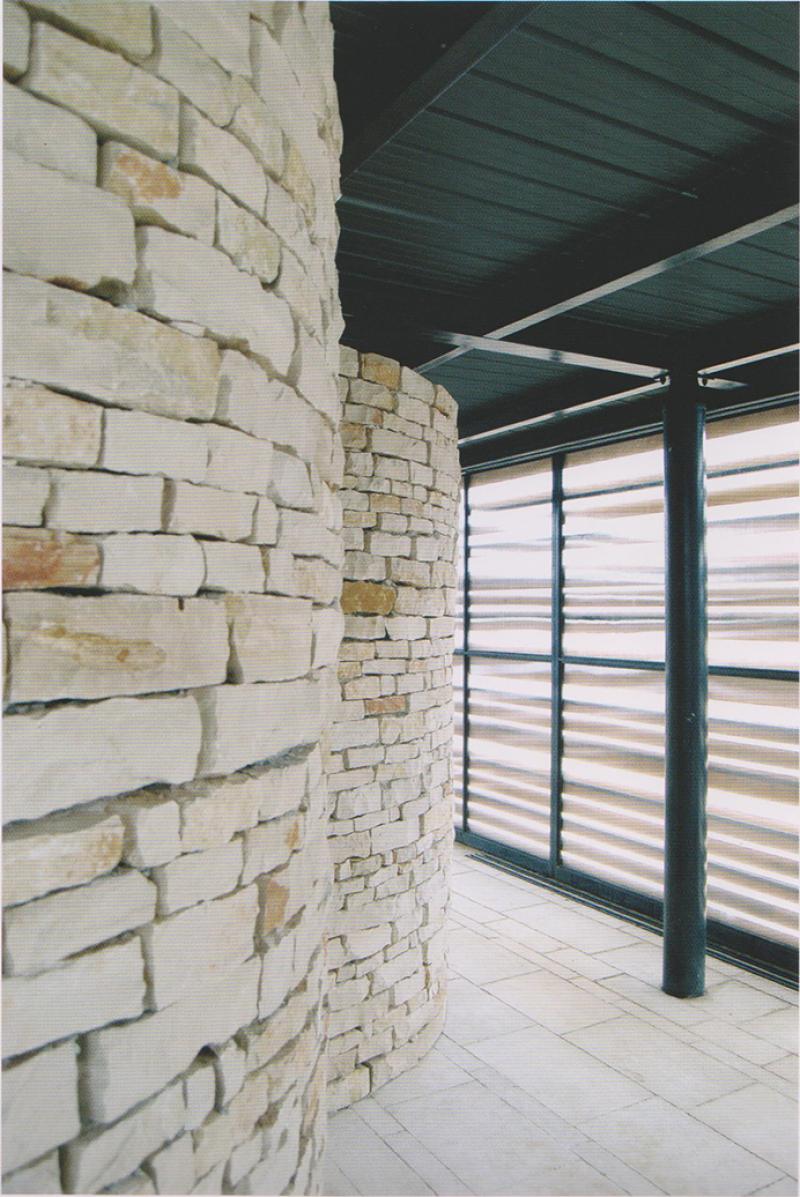 Vista interna padiglione