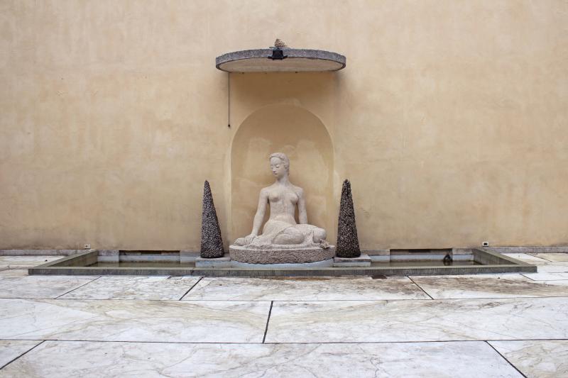 Patio del padiglione degli artisti, 2019 