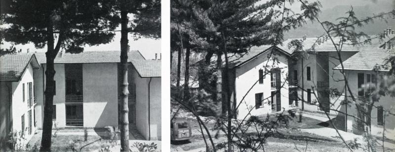 Vedute girando intorno alla casa da nord-ovest a sud-est 
