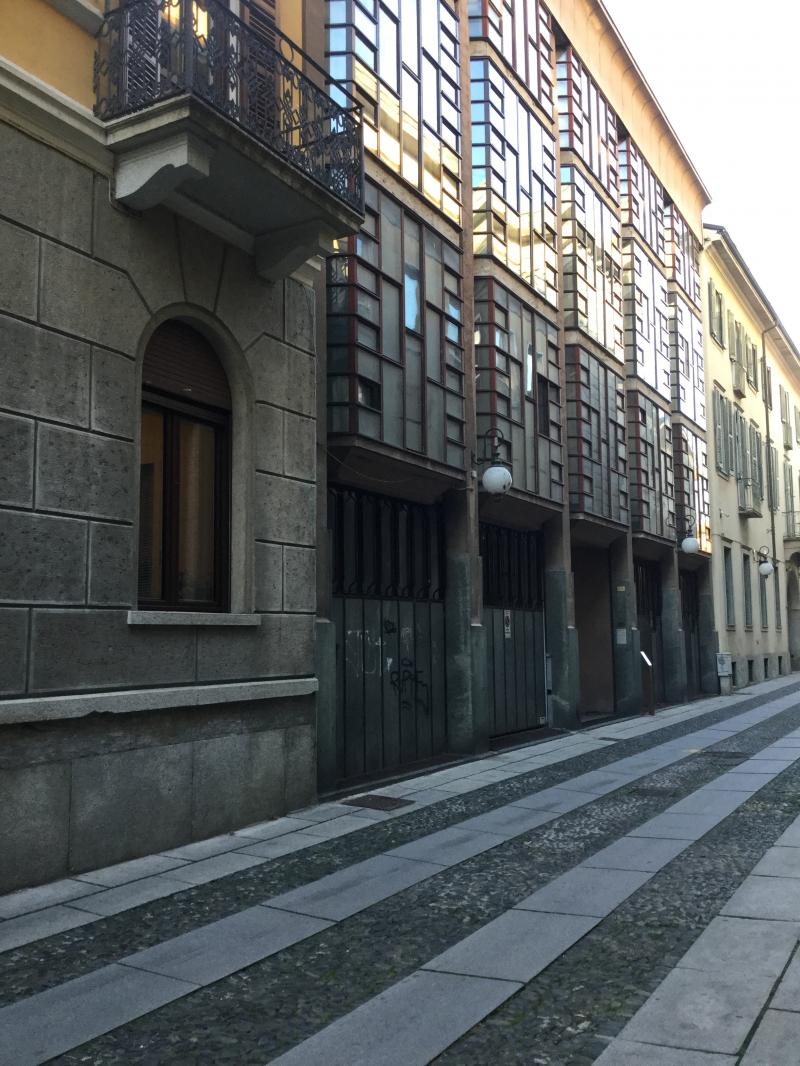 Vista del fronte su via San Gaudenzio, 2019