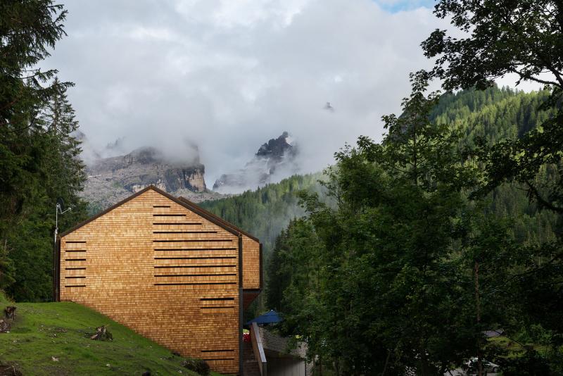 vista dal bosco