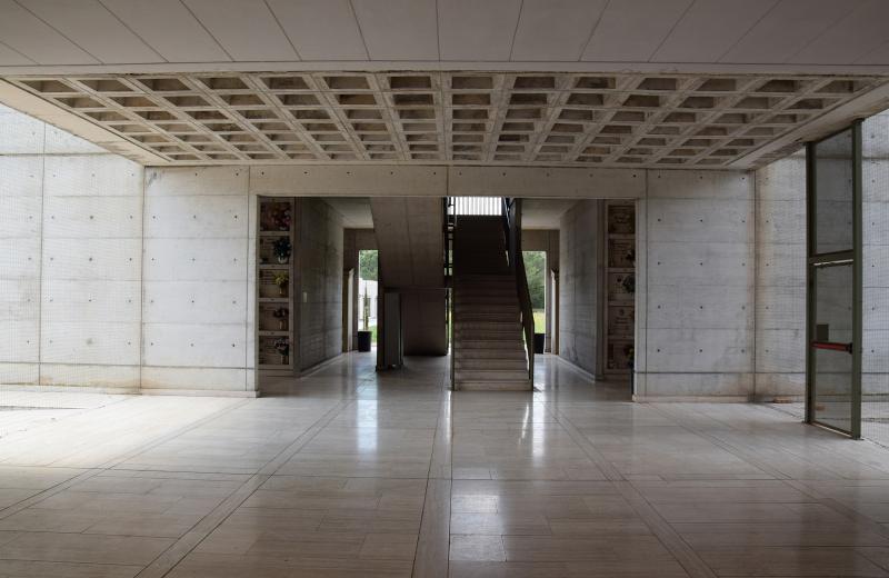 Imboccatura blocco loculi e scala di collegamento tra livelli