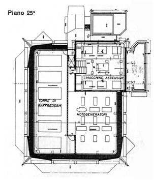 PIANTE 25° PIANO e COPERTURA - Disegno 