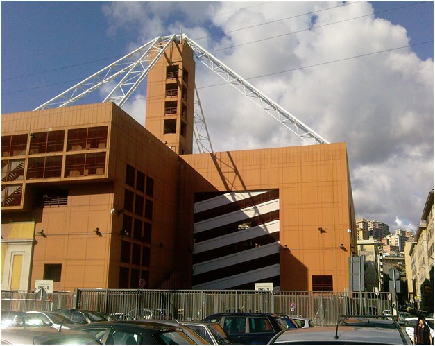 Veduta dello stadio - Dettaglio sud-est  