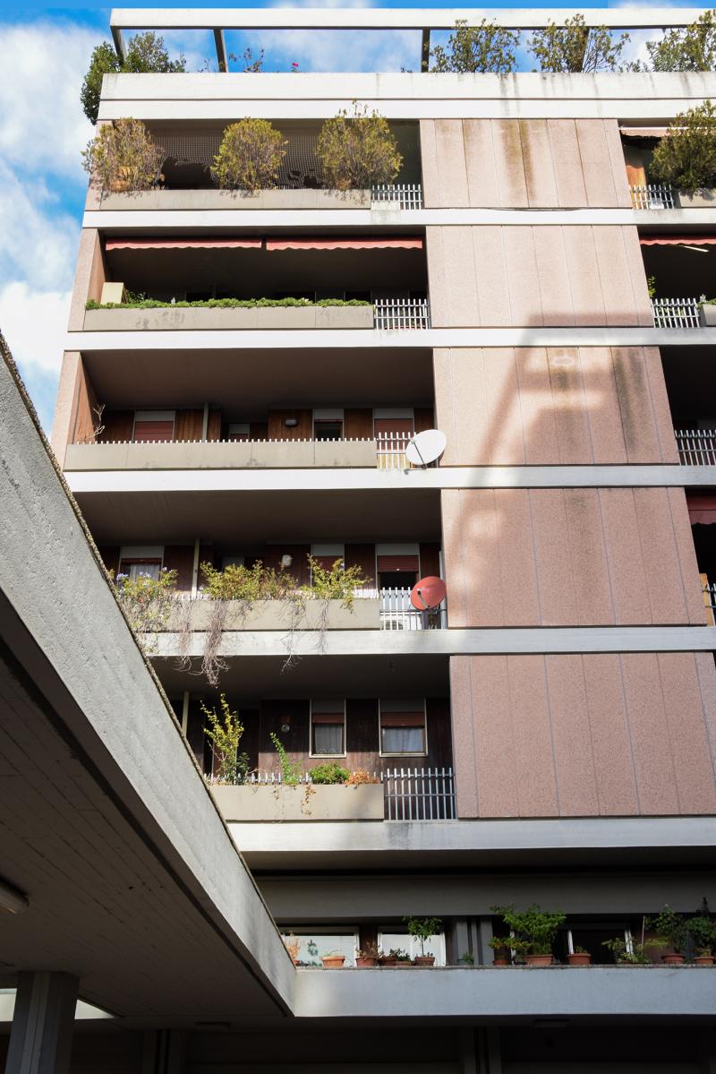 Particolare prospetto su corte interna