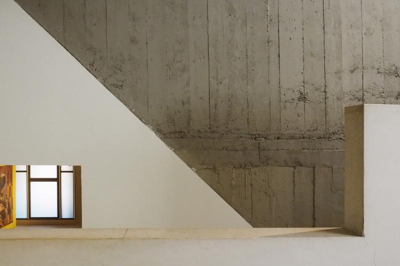 dettaglio della muratura di una sala