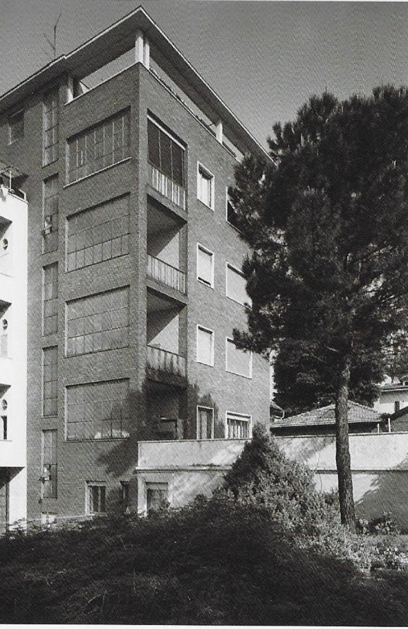 Vista del retro dell’edificio