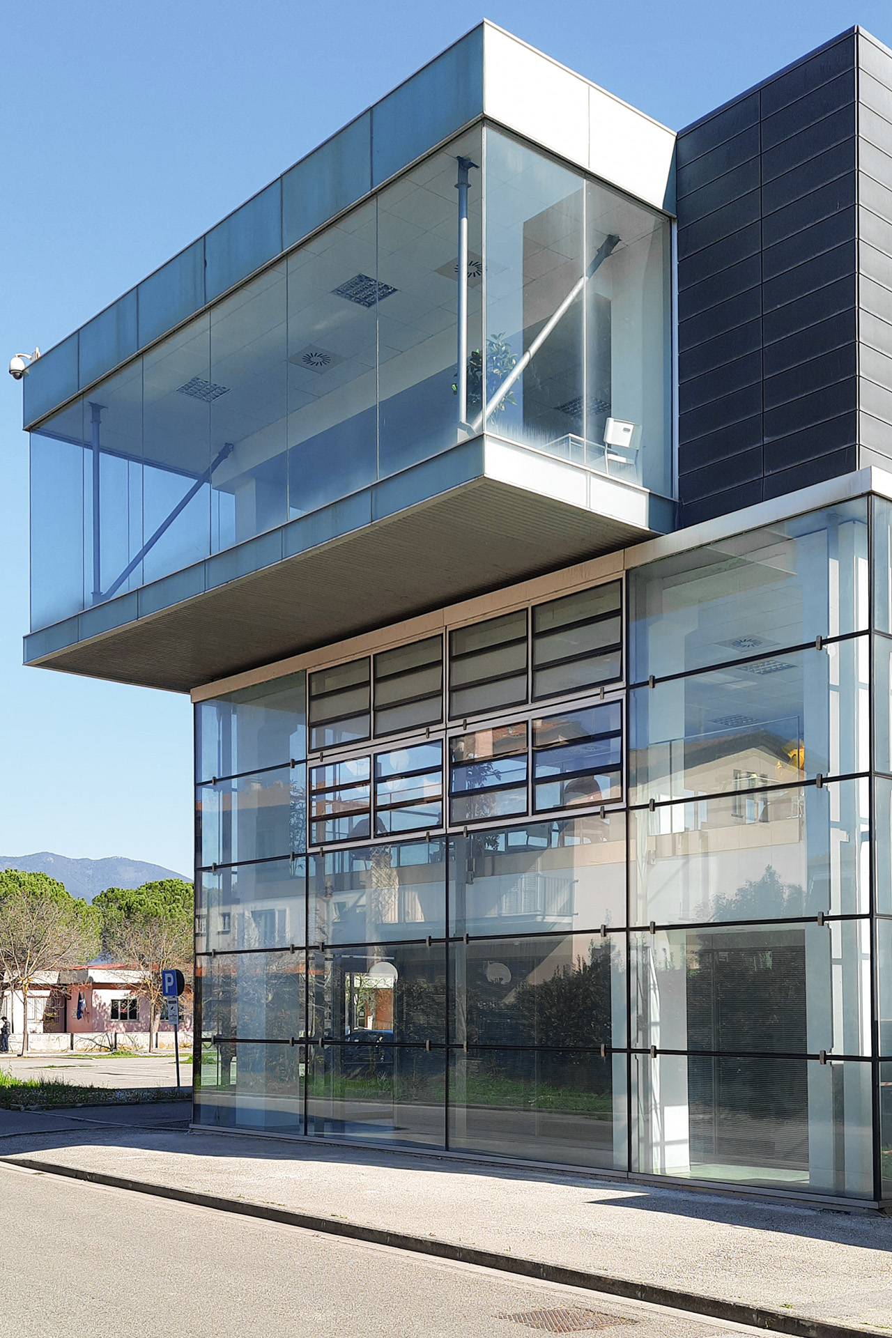 Volume in aggetto dell'aula studio