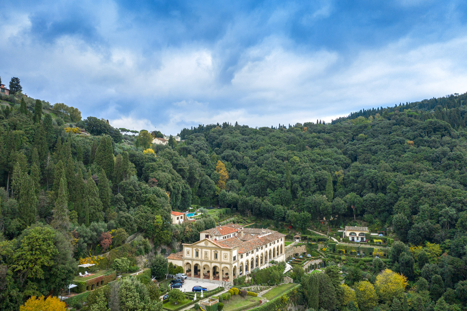 Vista d'insieme della Villa