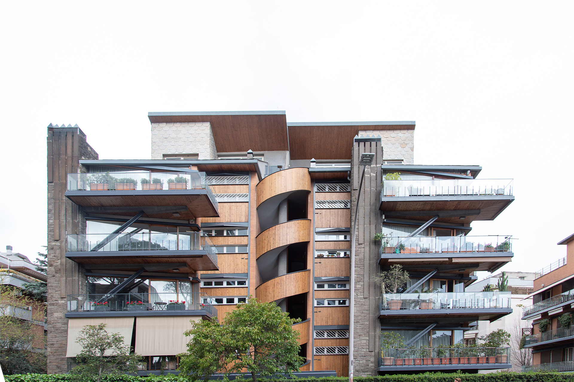 Vista del prospetto principale