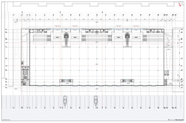 PIANTA Livello +5,55 m -  Disegno