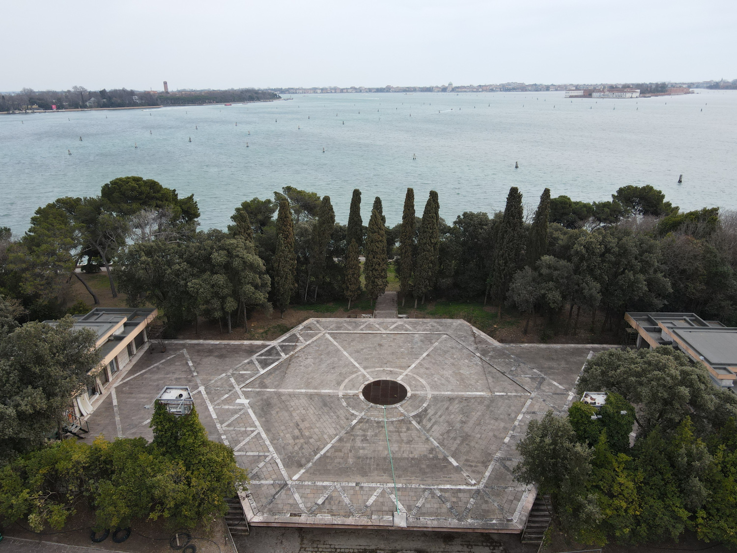 Vista del palco verso la laguna