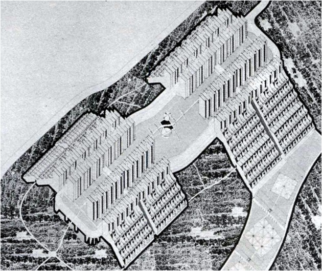 Assonometria generale complesso - Disegno 