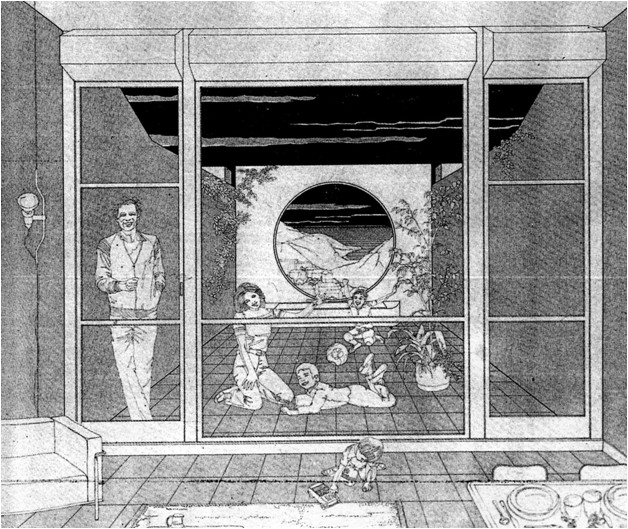 Particolare interno - Disegno  