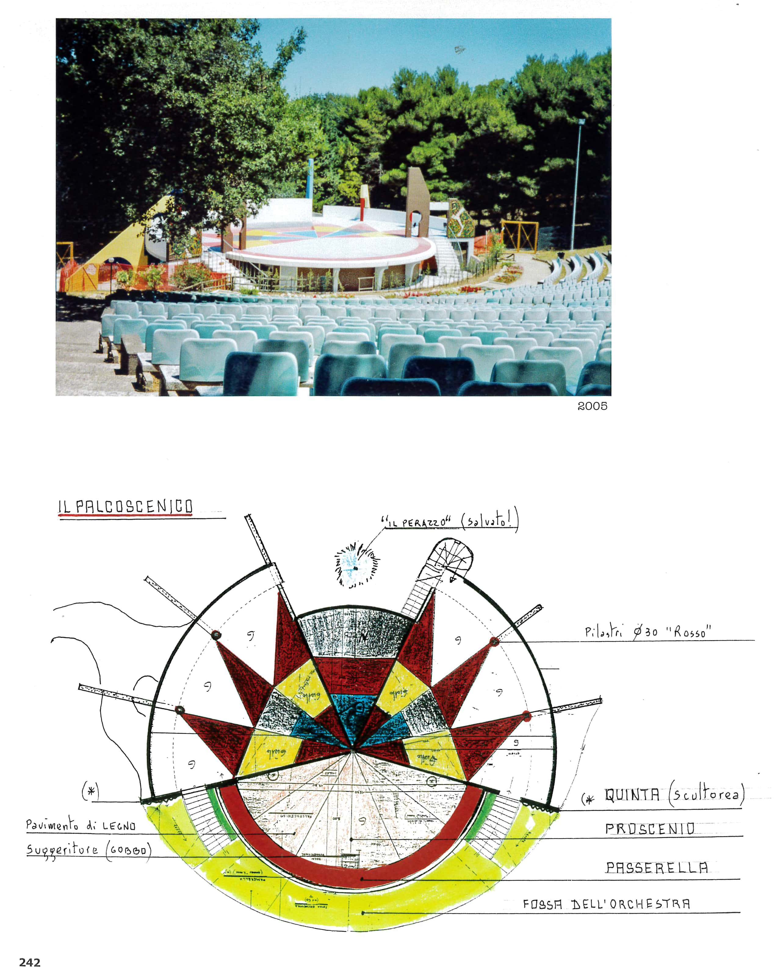 planimetria teatro verde