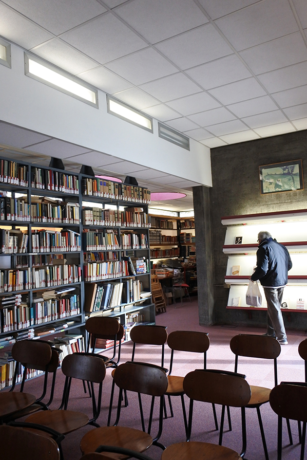 La sala lettura/conferenze, 2019