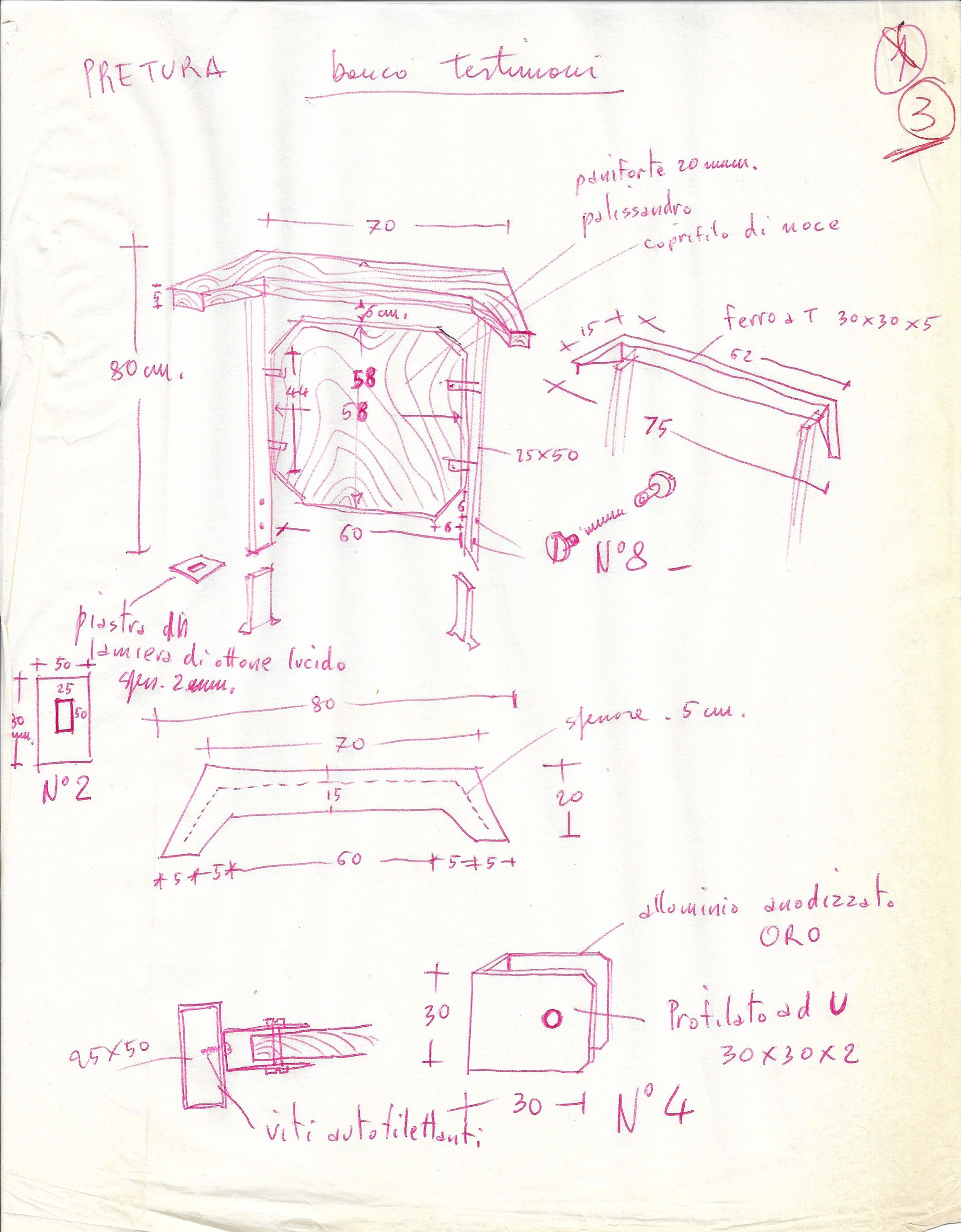 allestimento aula udienze