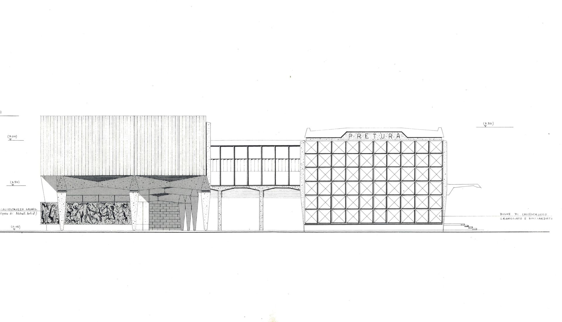 prospetto su piazza Kennedy (1962)