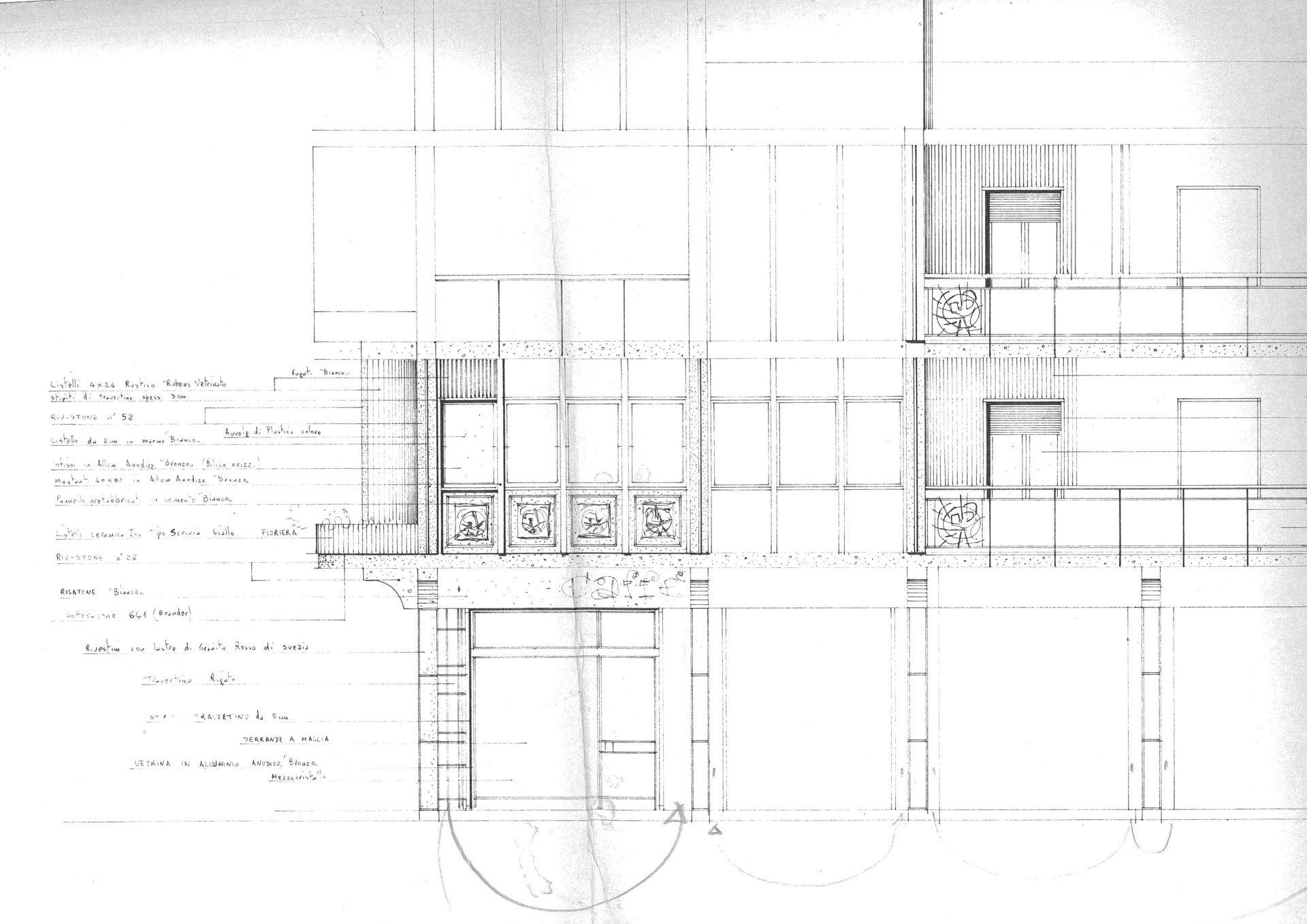 particolari costruttivi facciata