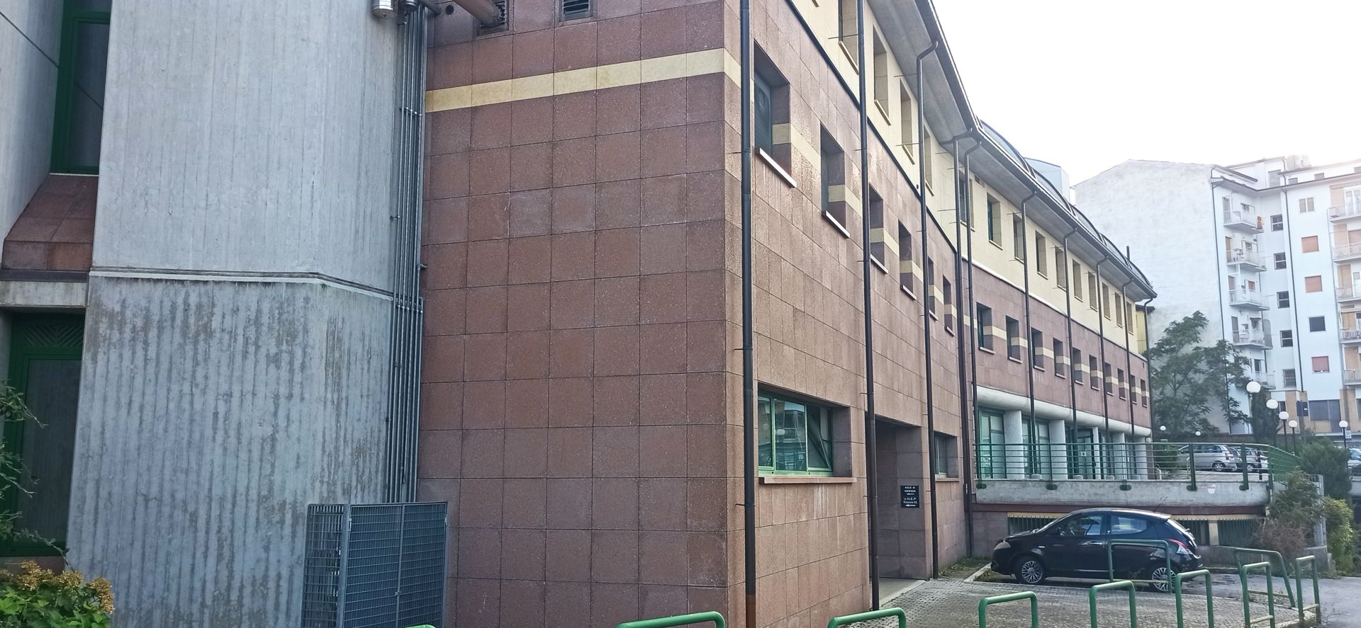 prospetto Nord - dettaglio rivestimento