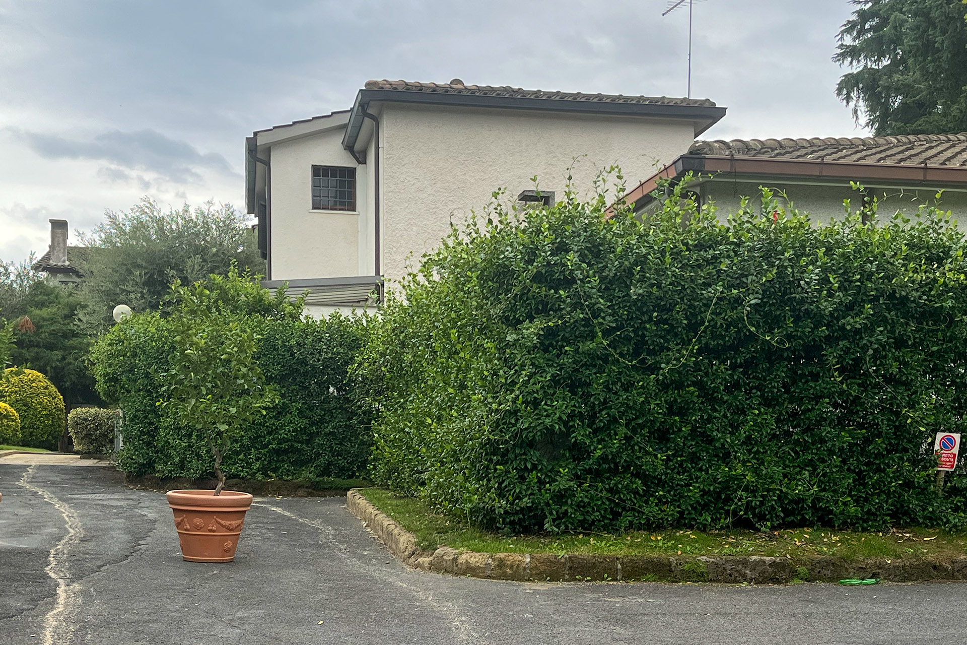 Vista di una delle residenze