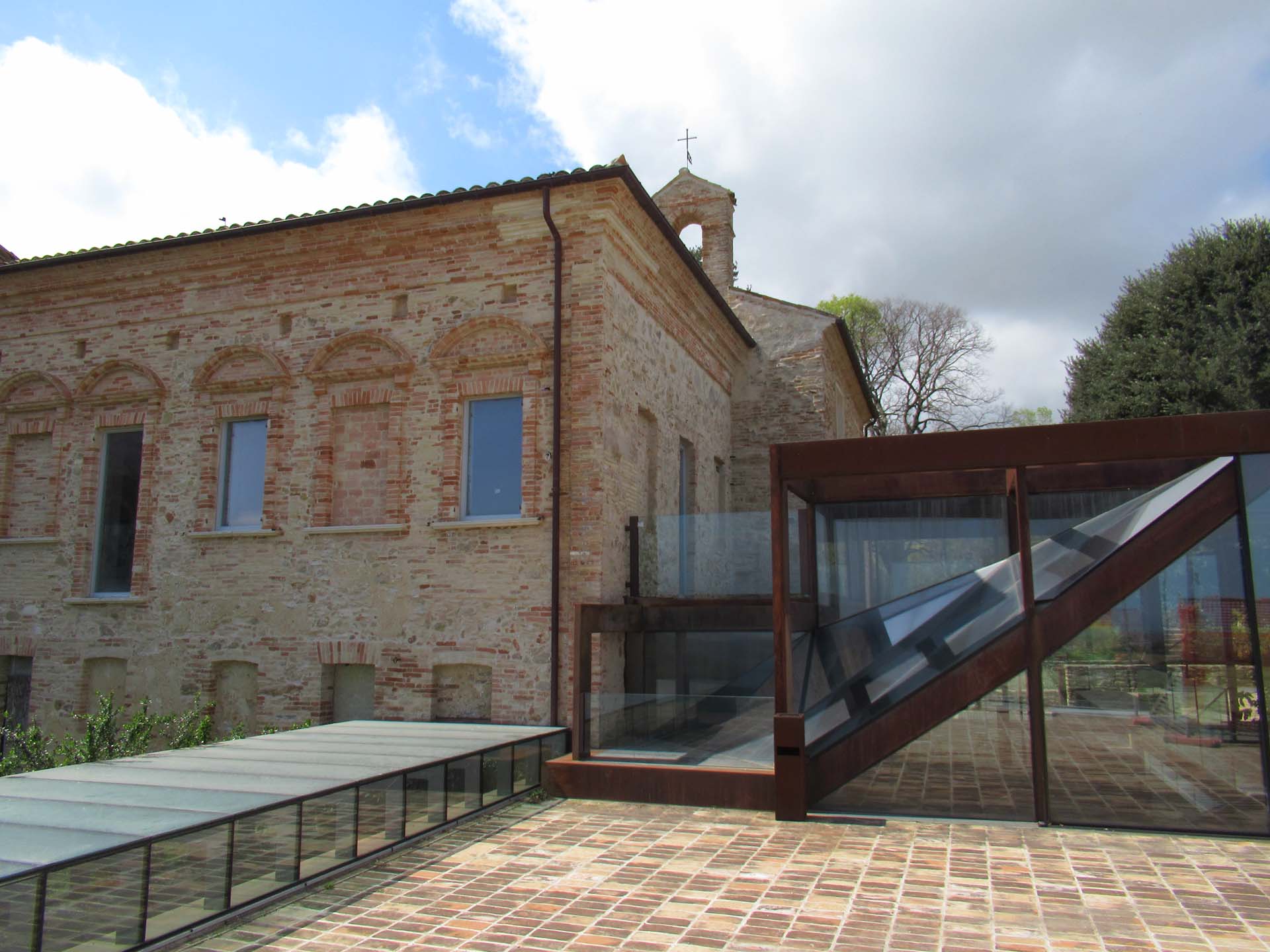 vista addizione al palazzo padronale