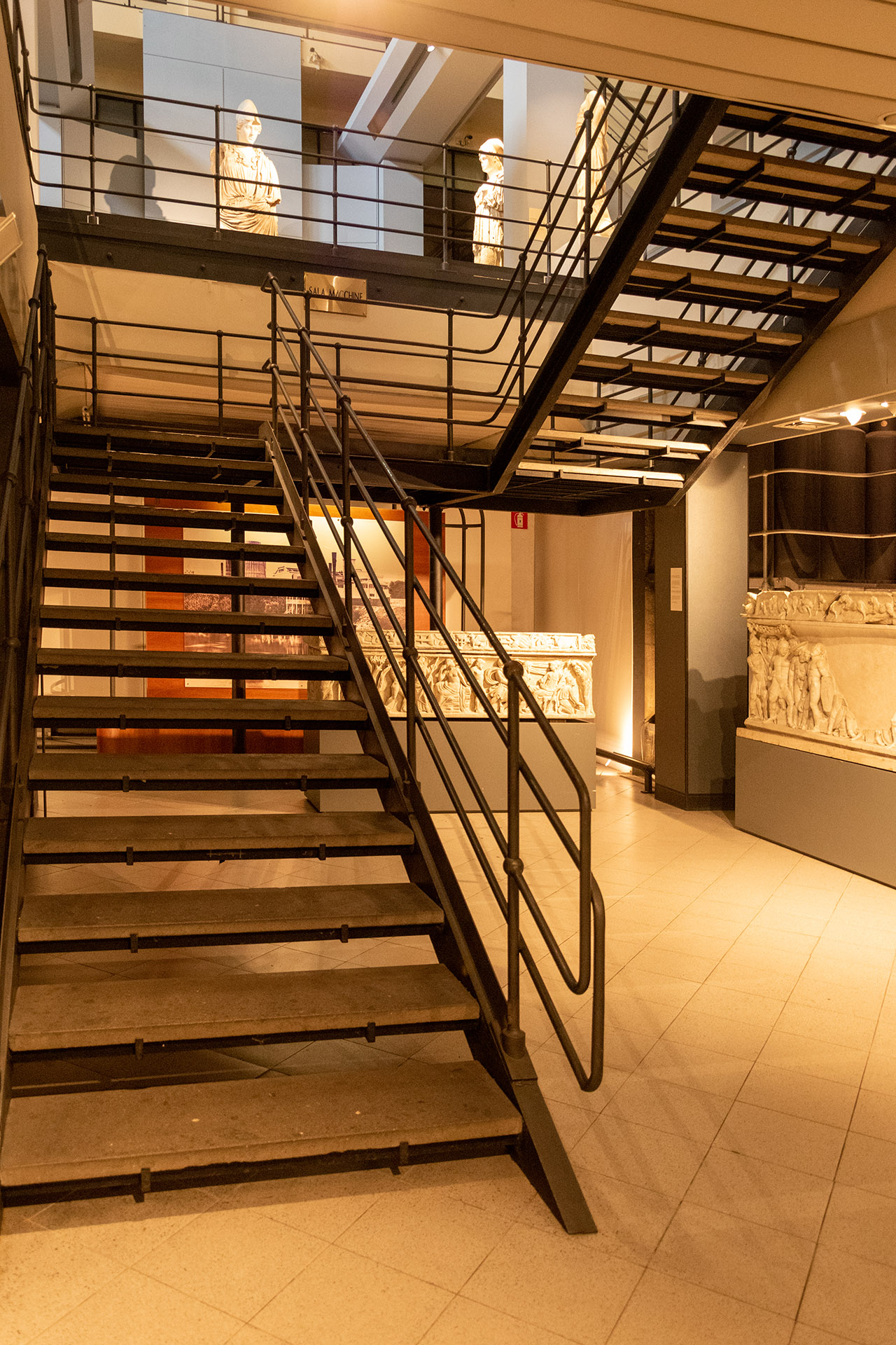 Particolare delle scale