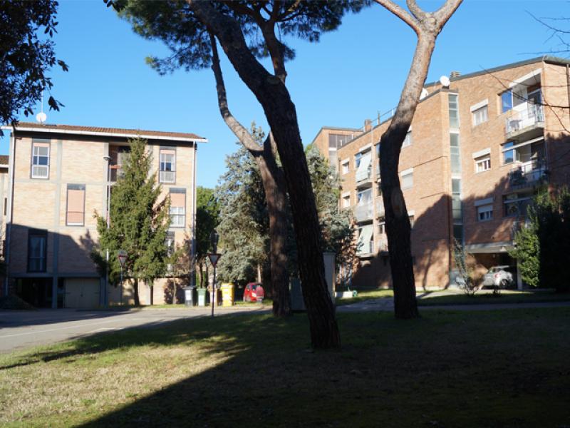 Vista di una delle corti interne