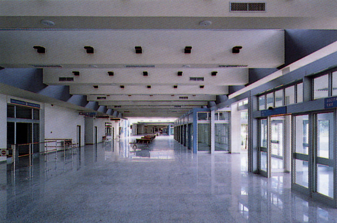 Vista interna dell’atrio passeggeri 