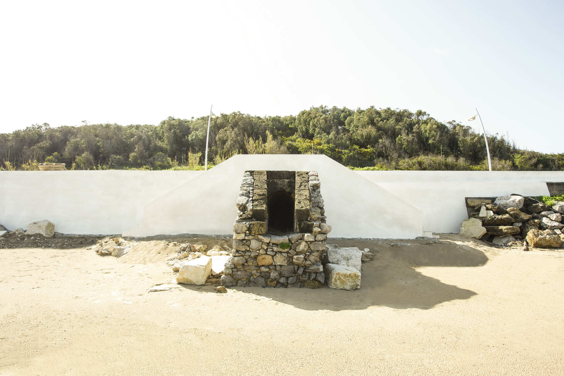 Dettaglio muro contenimento