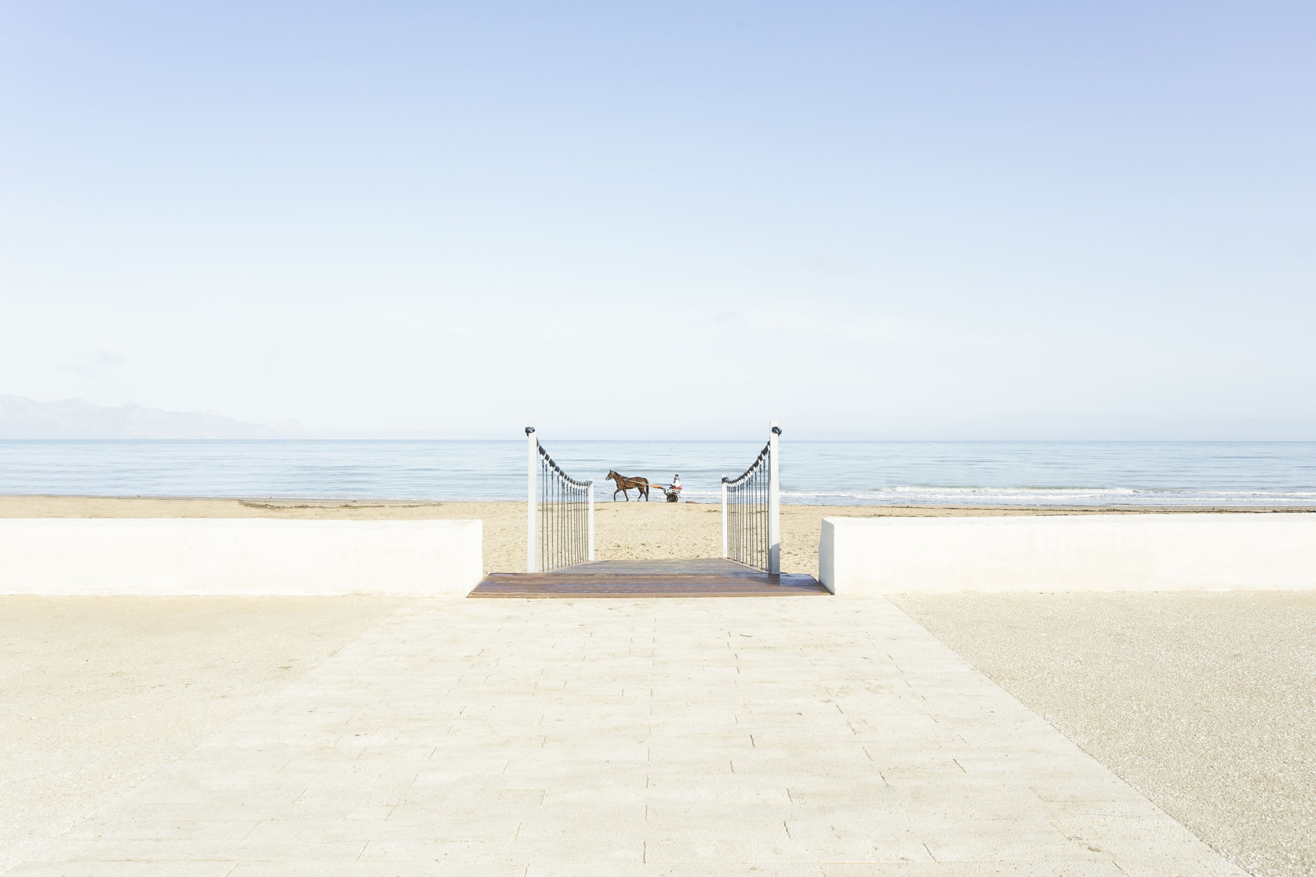Passerella accesso spiaggia
