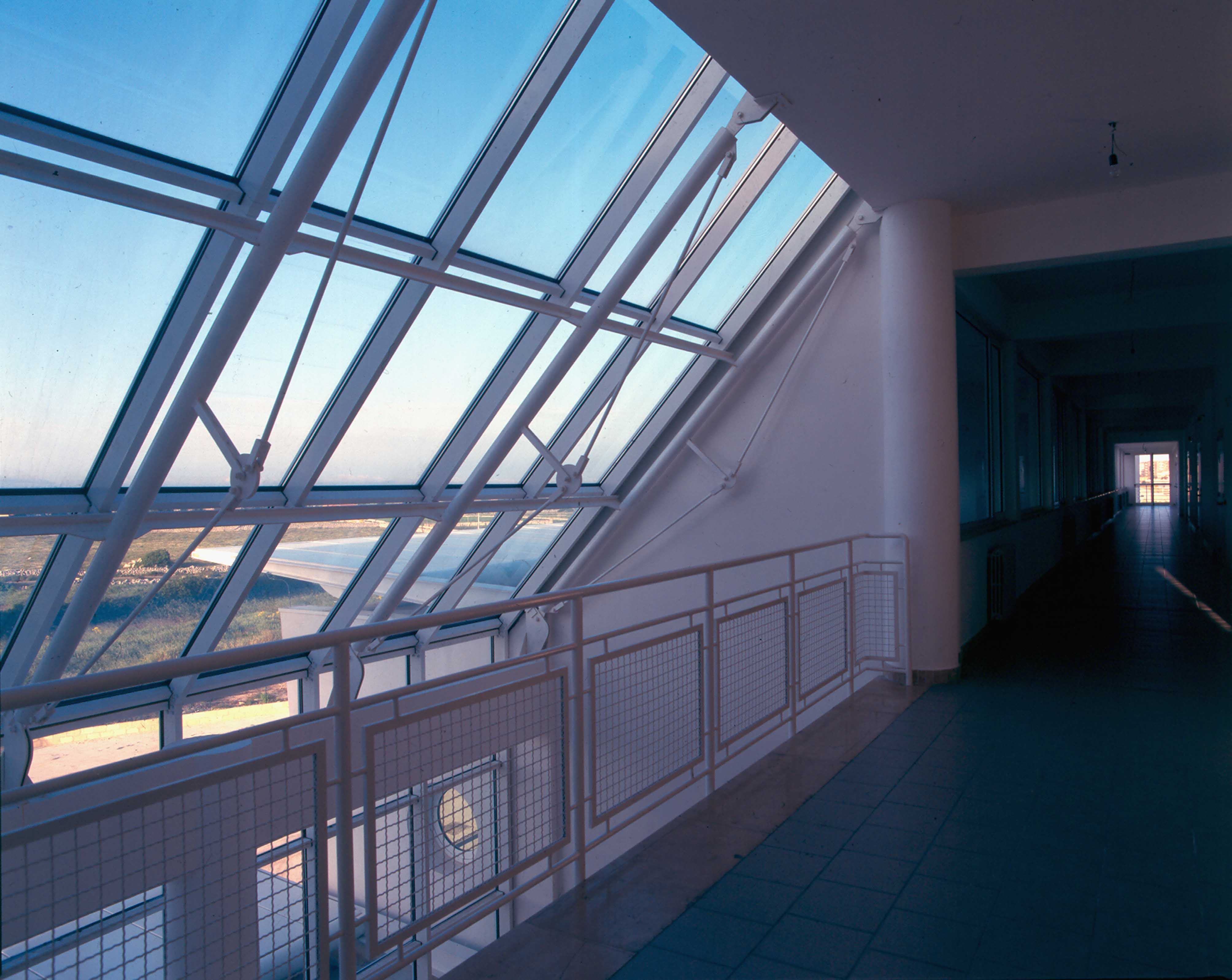 Promenade interna, lucernaio