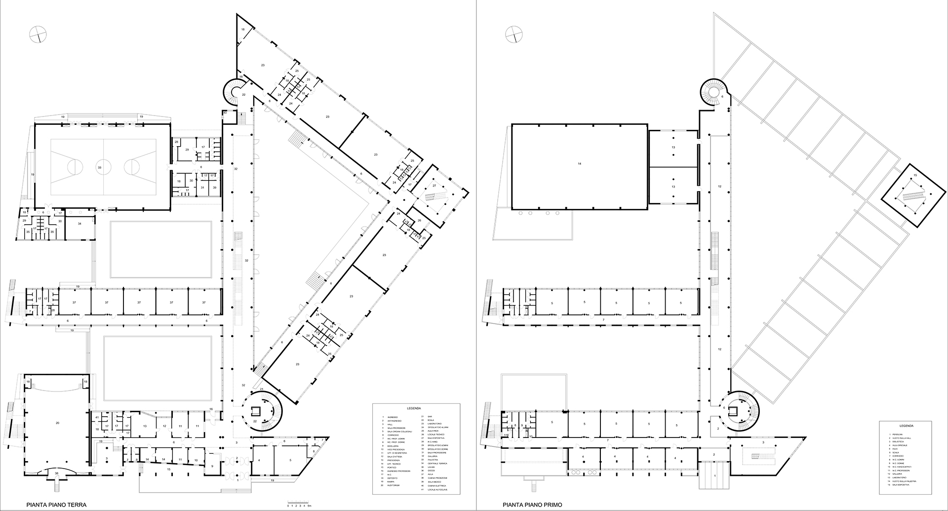 Piante piani terra e primo